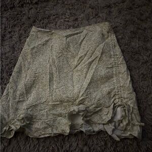 Floral Green Skirt